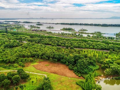 都市・公園などの空撮